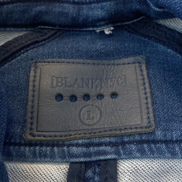Blank NYC Girls Blue Denim Jacket Size L - Picture 3 of 9